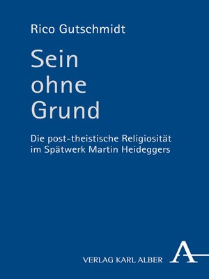 cover image of Sein ohne Grund